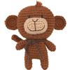 Anchor - Mini Kit Amigurumi Mimi la Scimmia | Tutto il necessario per la realizzazione Incluso | Kit Gancio Facile | 9 cm - Ideale per principianti e regalo creativo - Rif A28C05-XS