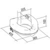 GIMA SpA RIALZO WC SISTEMA FISSAGG 10CM