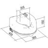 GIMA SpA RIALZO WC SISTEMA FISSAGG 14CM