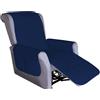 GIMA SpA Copripoltrona Per Poltrone Reclinabili Blu GIMA 1 Pezzo