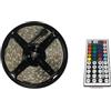 TEMPO DI SALDI Striscia A Led Multicolore Con Telecomando Bobina Strip Adesiva Da 5 Metri 300 Led