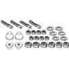 RACMET Kit ricambio staffe complanari universali fissaggio WC bidet sospesi