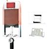 Kariba Modulo WC sospeso cassetta Fix PratiKa 9.0 Kariba