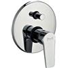 MRUBIN Miscelatore doccia cromato ad incasso con deviatore Green Morini