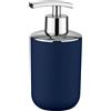 WENKO Dispenser bagno in TPE blu scuro Brasil Wenko