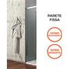 LACUS Parete fissa box doccia angolare anta scorrevole Gaeta, Rieti, Kokis