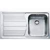 FRANKE Lavello incasso LLX 611-L inox gocciolatoio sinistra Logica Line Franke