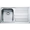 FRANKE Lavello incasso LLX 611-L inox gocciolatoio destra Logica Line Franke