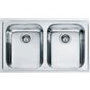 FRANKE Lavello incasso LLX 620 inox 2 vasche Logica Line Franke
