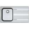FRANKE Lavello incasso SRX 611-86 inox gocciolatoio destra Smart Franke