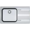 FRANKE Lavello incasso SRX 611-86 LB inox gocciolatoio destra Smart Franke