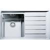 FRANKE Lavello incasso NPX 611 inox gocciolatoio destra Neptune Plus Franke