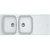 FRANKE Lavello incasso reversibile AZG 621 fragranite bianco 2 vasche Antea Franke