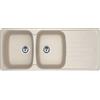 FRANKE Lavello incasso reversibile AZG 621 fragranite sahara 2 vasche Antea Franke