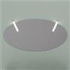 SAVINIDUE Specchio reversibile ovale moderno Savinidue