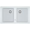 FRANKE Lavello reversibile BFG 620 fragranite bianco 2 vasche Boston Franke