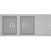FRANKE Lavello reversibile BFG 621 fragranite alluminio 2 vasche Boston Franke