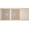 FRANKE Lavello reversibile BFG 621 fragranite avena 2 vasche Boston Franke