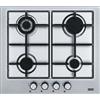 FRANKE Piano cottura incasso FHNL 604 3G TC XS E inox 4 fuochi Franke