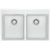 FRANKE Lavello incasso MRG 620-34-34 FTL fragranite bianco 2 vasche Centro Franke