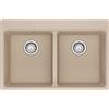 FRANKE Lavello incasso MRG 620-34-34 FTL fragranite avena 2 vasche Centro Franke