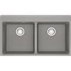 FRANKE Lavello incasso MRG 620-39-39 FTL fragranite stone grey 2 vasche Centro Franke