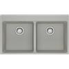 FRANKE Lavello incasso MRG 620-39-39 FTL fragranite alluminio 2 vasche Centro Franke