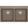 FRANKE Lavello incasso MRG 620-39-39 FTL fragranite oyster 2 vasche Centro Franke