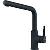 FRANKE Miscelatore girevole monocomando con doccetta black matt Urban Franke
