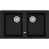 FRANKE Lavello reversibile BFG 620 fragranite black matt 2 vasche Boston Franke