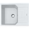 FRANKE Lavello a incasso reversibile UBG 611-62 fragranite bianco Urban Franke