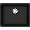 FRANKE Lavello incasso MRG 610-52 fragranite nero 1 vasca Maris Franke