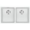 FRANKE Lavello incasso MRG 620-35-35 fragranite bianco 2 vasche Maris Franke