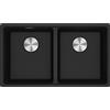 FRANKE Lavello incasso MRG 620-35-35 fragranite nero 2 vasche Maris Franke