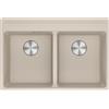 FRANKE Lavello incasso MRG 620-35-35 TL fragranite sahara 2 vasche Maris Franke