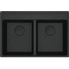 FRANKE Lavello incasso MRG 620-35-35 TL fragranite black matt 2 vasche Maris Franke