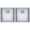 FRANKE Lavello sottotop MRX 120-40-40 inox 2 vasche Maris Franke