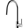 GESSI Miscelatore monocomando con doccetta cucina cromato Neutron 17120 Gessi