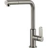 GESSI Miscelatore monocomando con doccetta spazzolato Acciaio 60537 Gessi