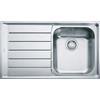 FRANKE Lavello incasso NEX 611 inox gocciolatoio sinistra Neptune Franke