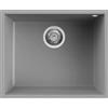 ELLECI Lavello da incasso una vasca 54 cm Quadra 105 sottotop Elleci