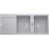FRANKE Lavello reversibile MRG 621 fragranite alluminio 2 vasche Maris Franke