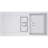 FRANKE Lavello reversibile MRG 651 fragranite bianco 2 vasche Maris Franke