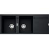 FRANKE Lavello reversibile MRG 621 fragranite nero 2 vasche Maris Franke