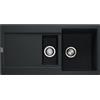 FRANKE Lavello reversibile MRG 651 fragranite nero 2 vasche Maris Franke