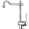 FRANKE Miscelatore monocomando canna girevole cromato Old England Franke