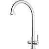 FRANKE Miscelatore tripla via per filtrazione acqua Lina Clear Water 2.0 J cromo Franke