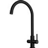 FRANKE Miscelatore tripla via per filtrazione acqua Lina Clear Water 2.0 J black matt Franke