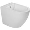 AQUANOS Bidet a pavimento bianco lucido filo parete Chia Aquanos