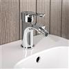 IDEAL STANDARD Miscelatore monocomando bidet cromato con piletta Alpha Ideal Standard